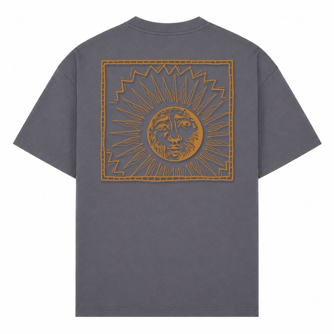 SPIRIT OF THE OCEAN | T-Shirt SUNSHINE - dark grey - Rueckseite