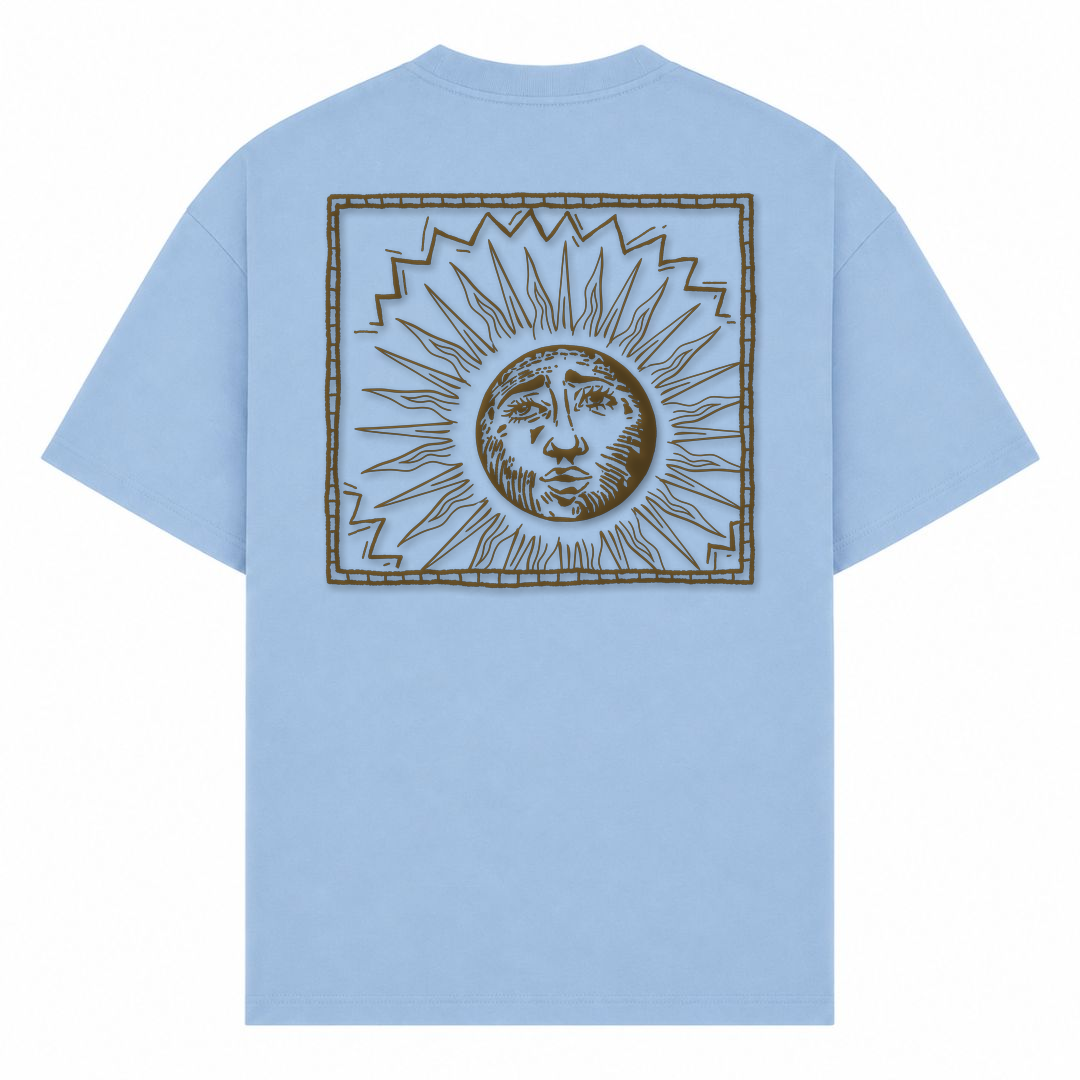 SPIRIT OF THE OCEAN | T-Shirt SUNSHINE - powder blue - Rueckseite