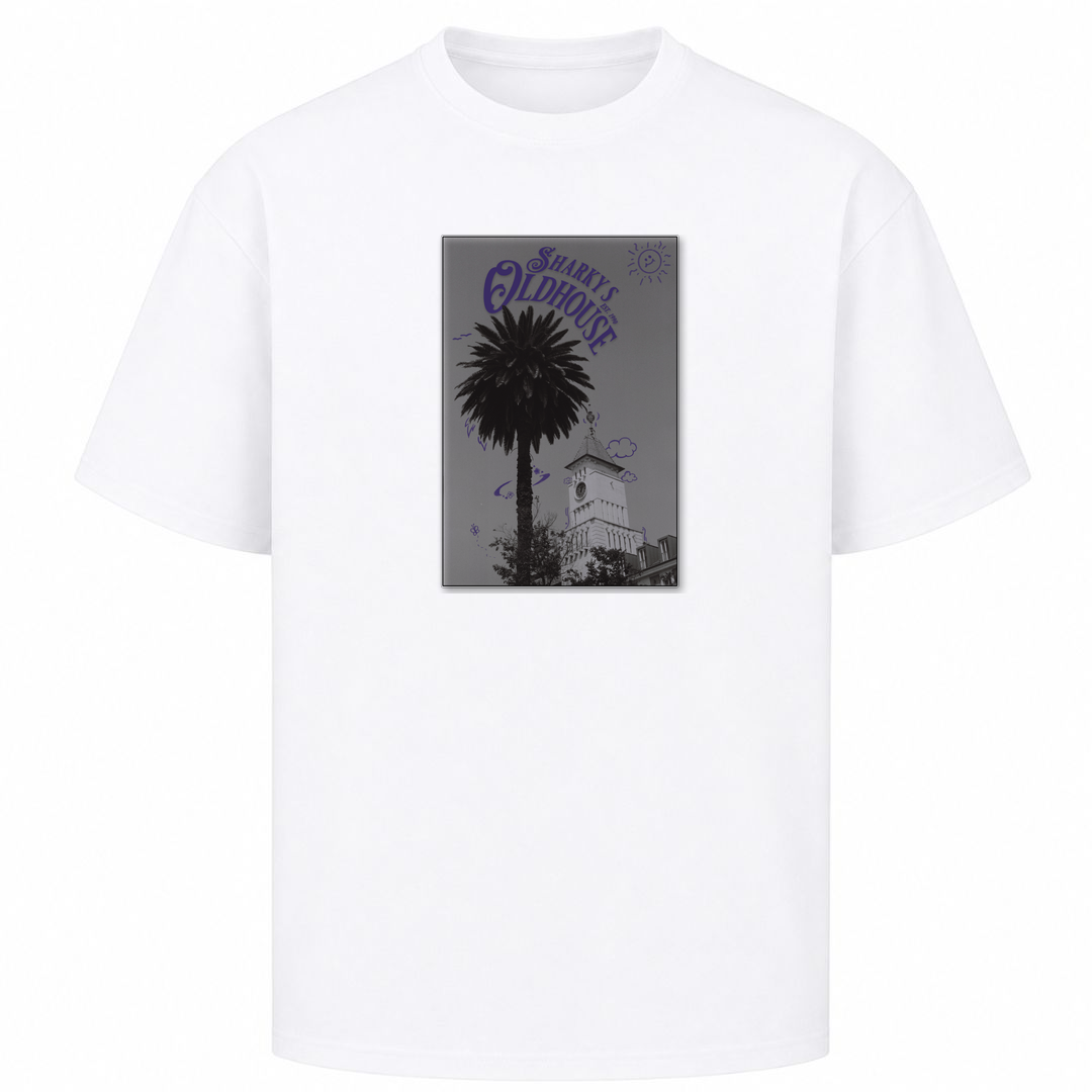 SPIRIT OF THE OCEAN | T-SHIRT SUNNY PALM - Weiß