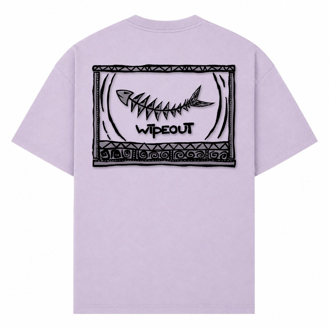 SPIRIT OF THE OCEAN | T-SHIRT WIPE OUT - lilac - Rueckseite