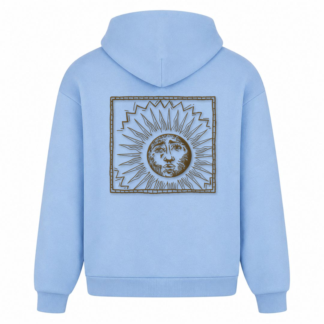 SPIRIT OF THE OCEAN | HOODIE SUNSHINE - powder blue - Rueckseite