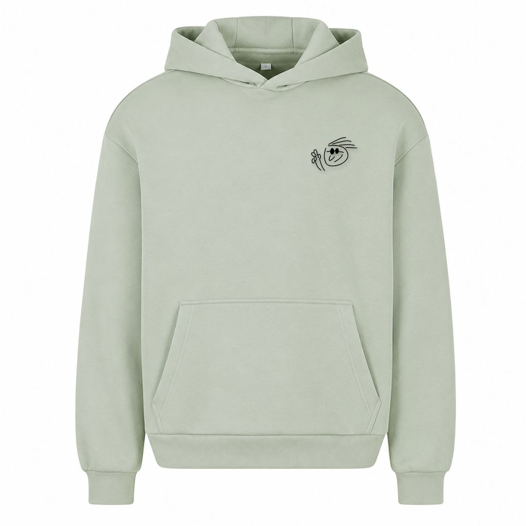 ZWIEBELKOPF | Hoodie LOGO CLASSIC - Frontprint - light asphalt