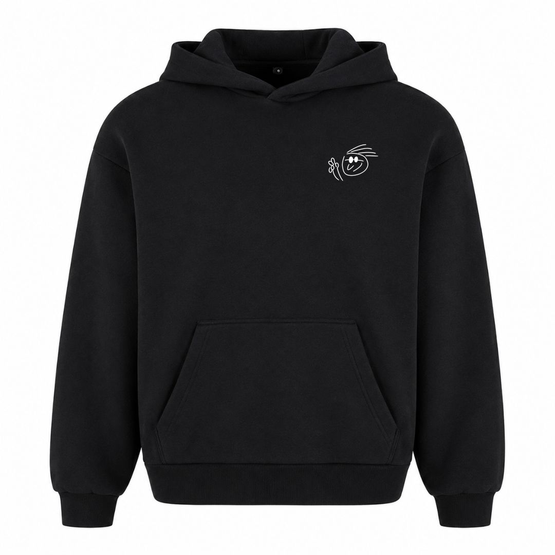 ZWIEBELKOPF | Hoodie LOGO CLASSIC - Frontprint - Schwarz