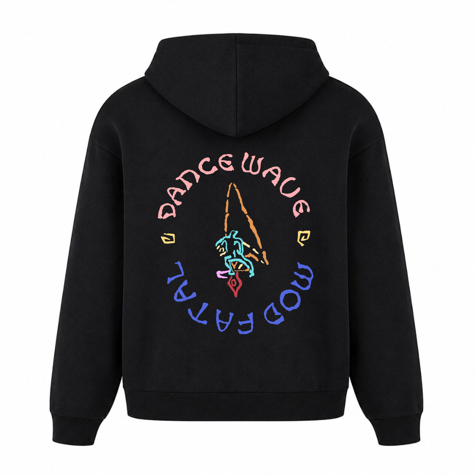 MOD FATAL | HOODIE DANCE WAVE II - Schwarz - Rueckseite