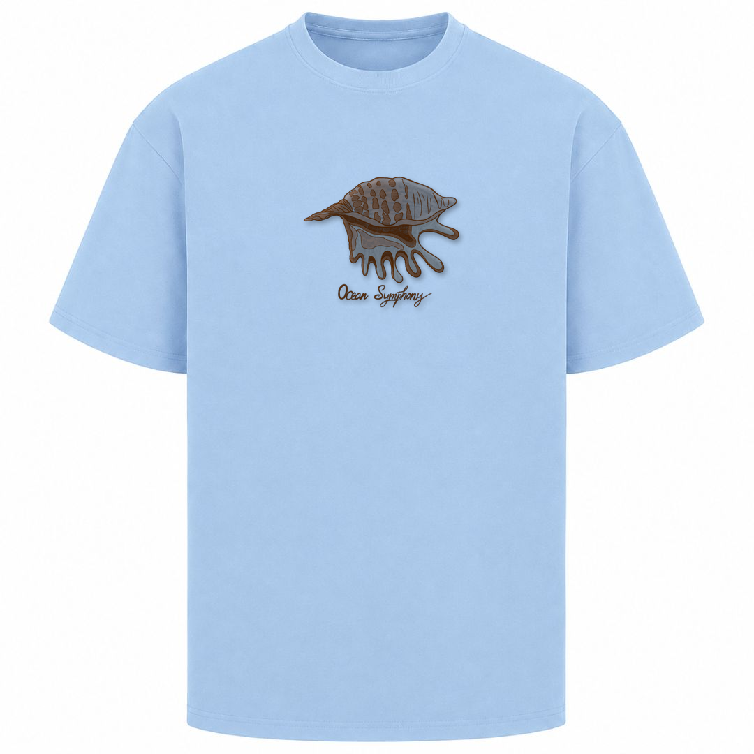 SPIRIT OF THE OCEAN | T-Shirt OCEAN SYMPHONY - Frontprint - powder blue