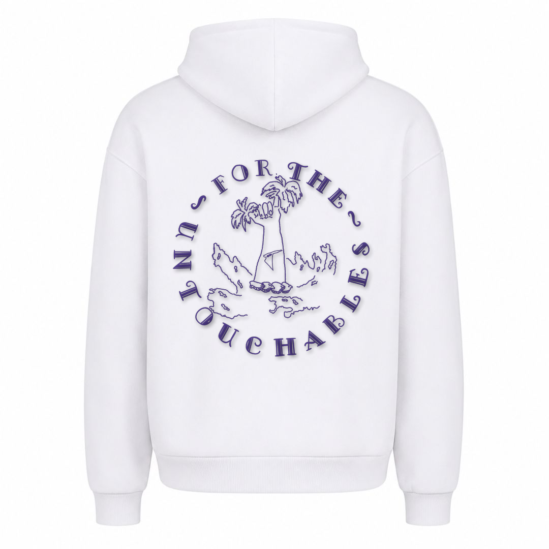 SPIRIT OF THE OCEAN | Hoodie FOR THE UNTOUCHABLES - Weiß - Rueckseite