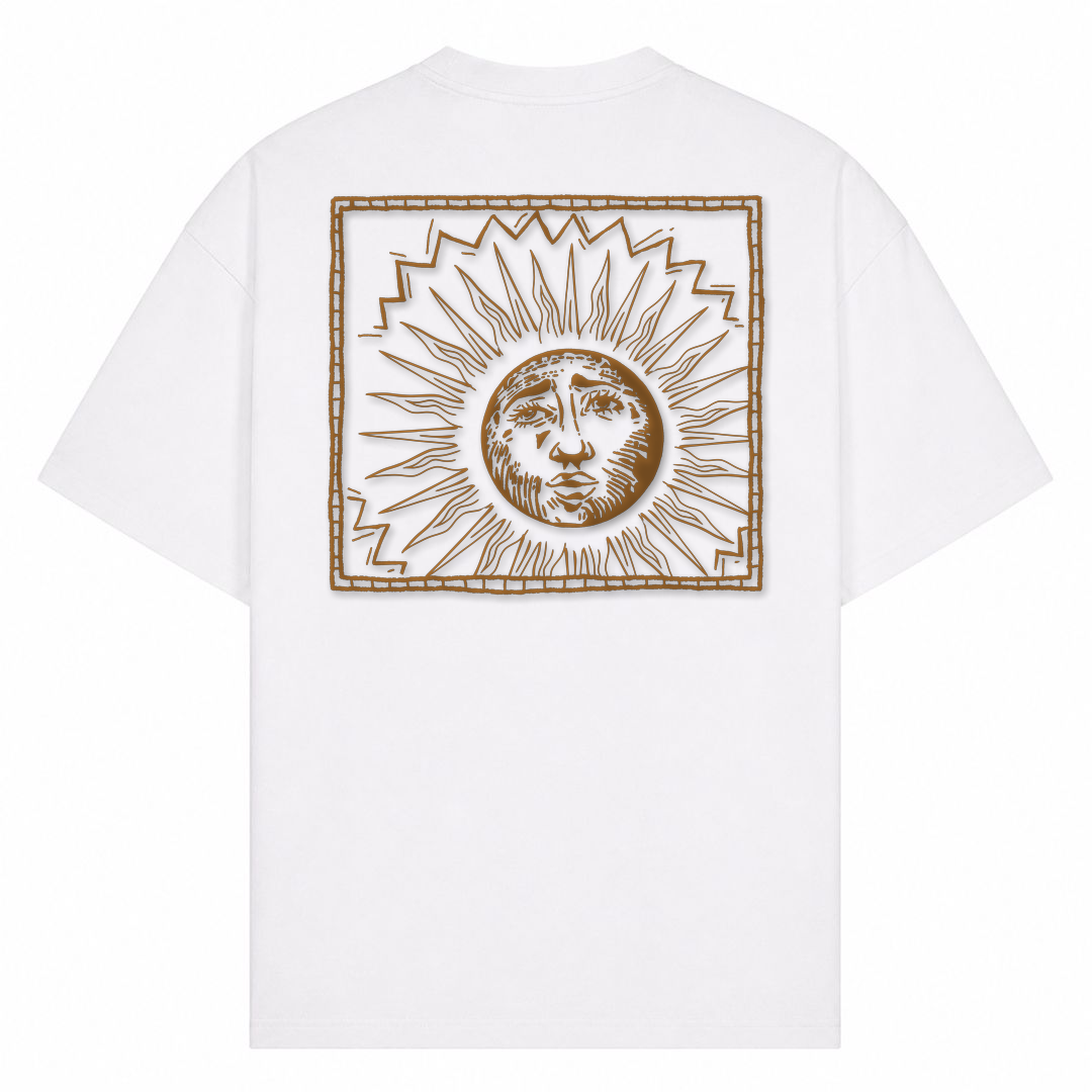 SPIRIT OF THE OCEAN | T-Shirt SUNSHINE - Weiß - Rueckseite