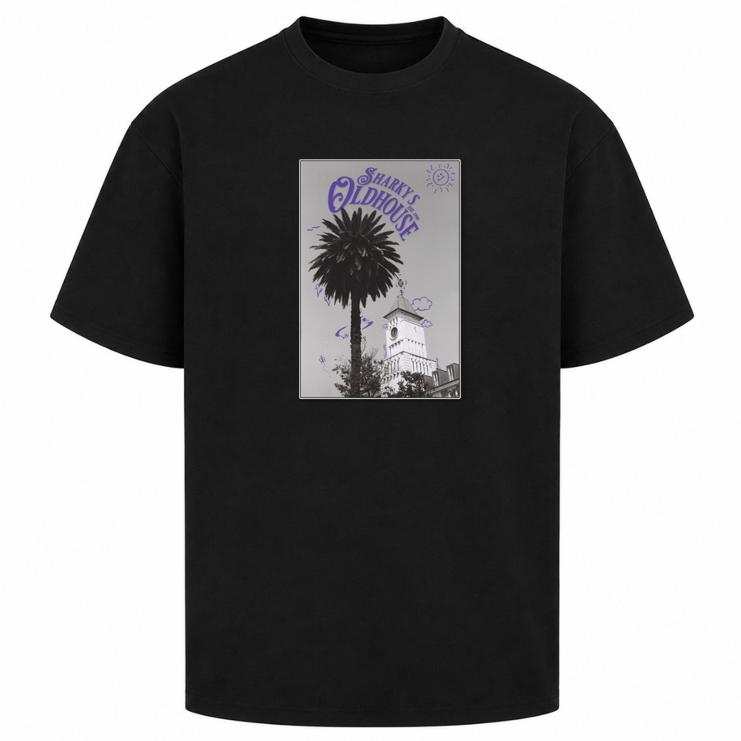 SPIRIT OF THE OCEAN | T-SHIRT SUNNY PALM - Schwarz