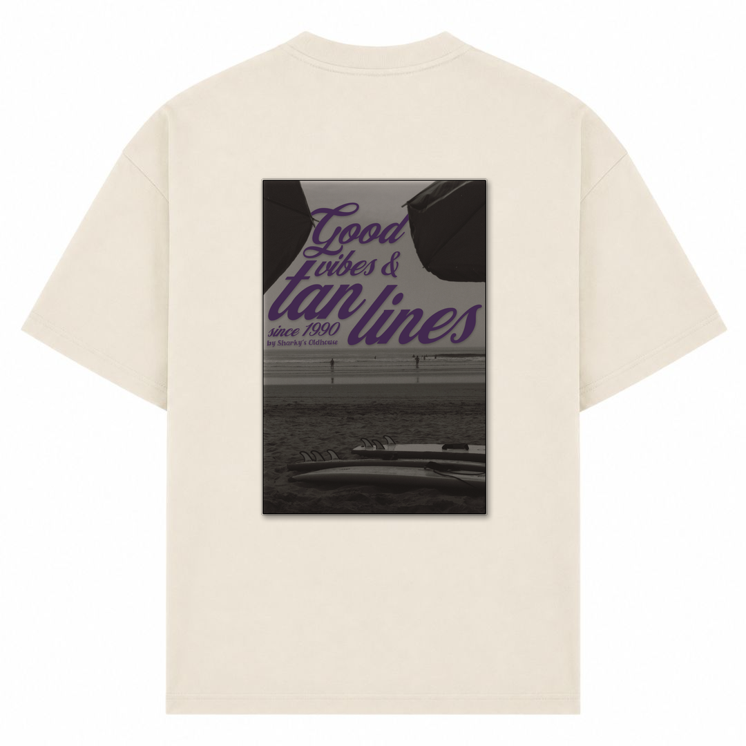 SPIRIT OF THE OCEAN | T-Shirt VINTAGE BEACH - Sand - Rueckseite