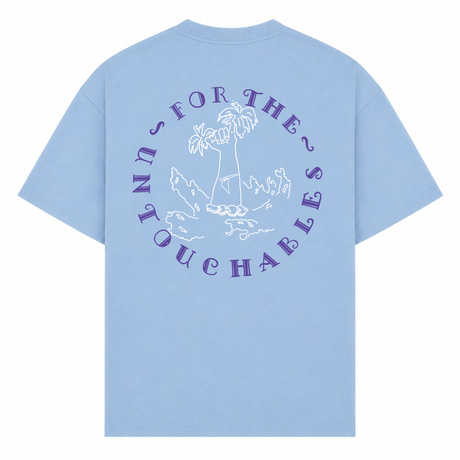 SPIRIT OF THE OCEAN | T-SHIRT FOR THE UNTOUCHABLES - powder blue - Rueckseite
