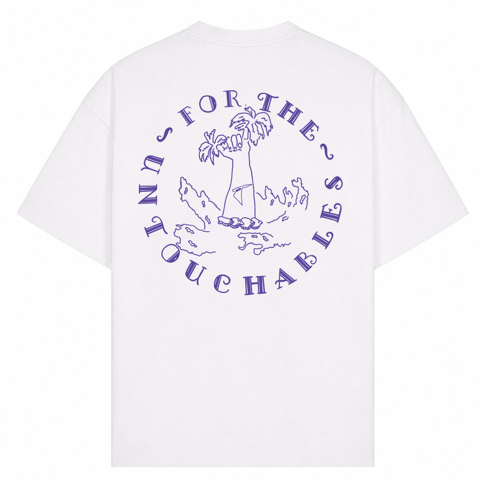 SPIRIT OF THE OCEAN | T-SHIRT FOR THE UNTOUCHABLES - Weiß - Rueckseite