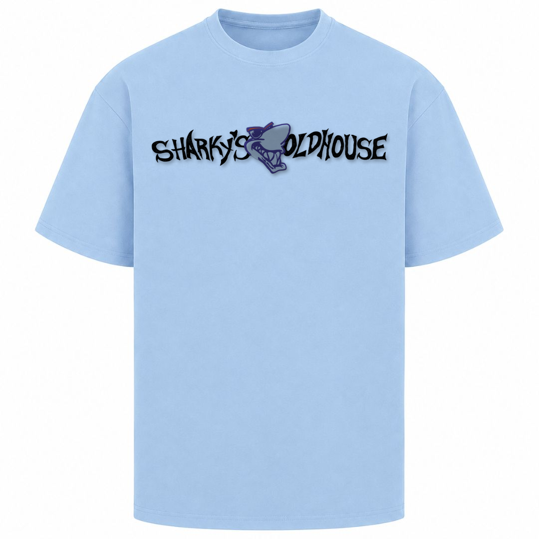 SHARKYS OLDHOUSE | T-Shirt OLDSCHOOL - powder blue