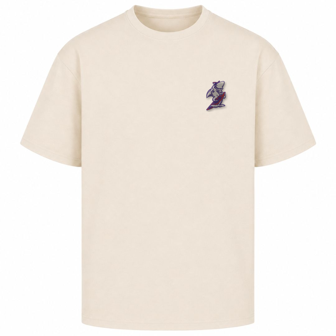 SHARKYS OLDHOUSE | T-SHIRT LOGO CLASSIC - FRONTPRINT - Sand