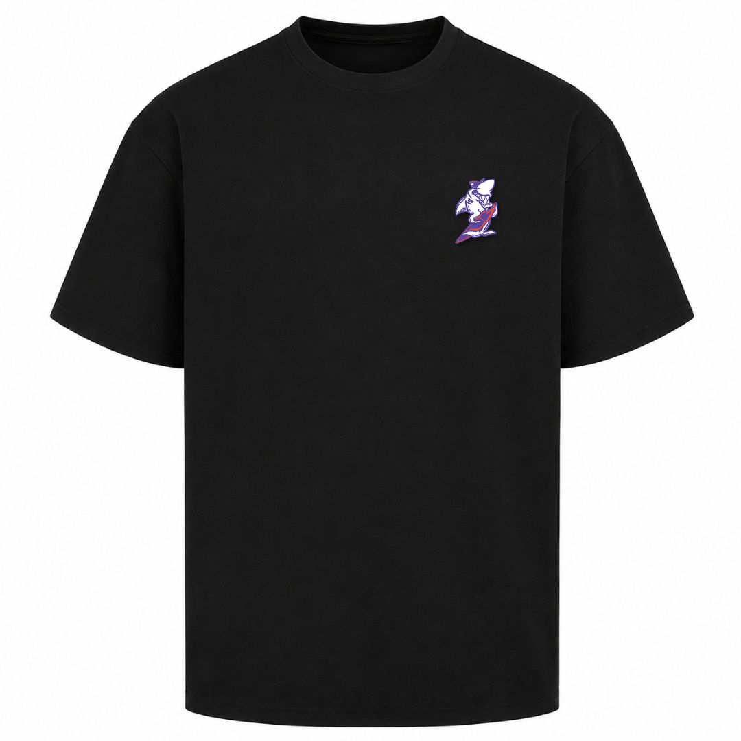 SHARKYS OLDHOUSE | T-SHIRT LOGO CLASSIC - FRONTPRINT - Schwarz