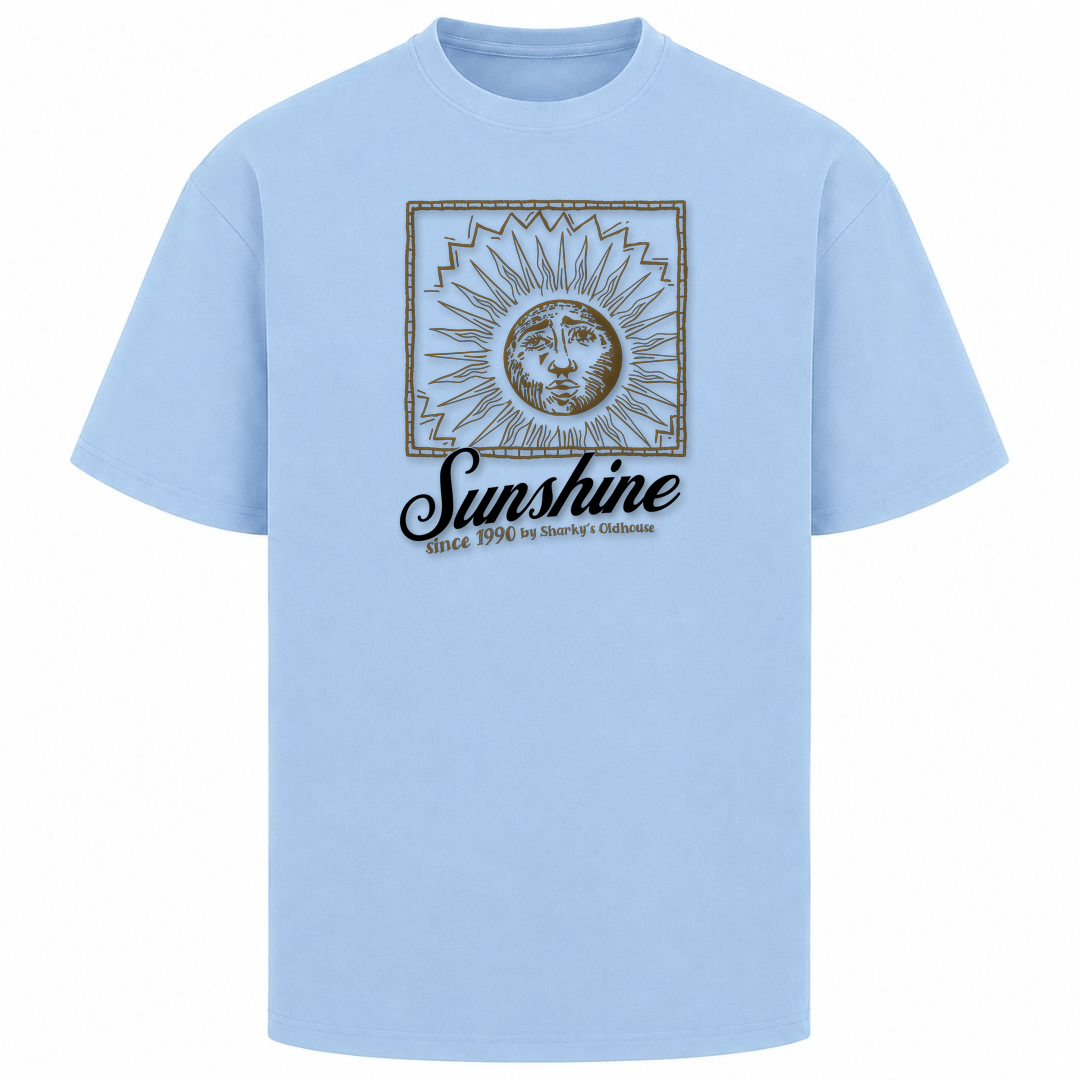 SPIRIT OF THE OCEAN | T-Shirt SUNSHINE - FRONT PRINT - powder blue