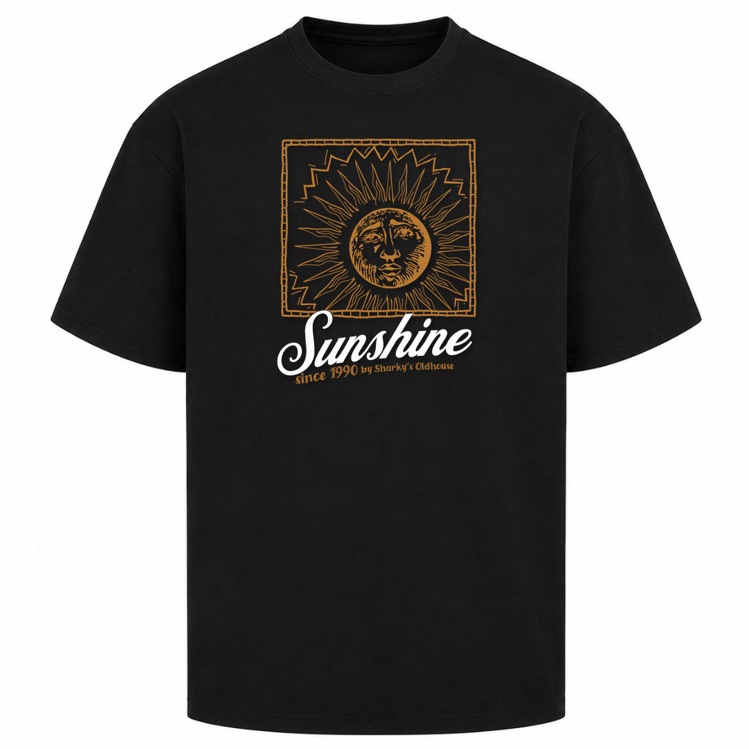 SPIRIT OF THE OCEAN | T-Shirt SUNSHINE - FRONT PRINT - Schwarz
