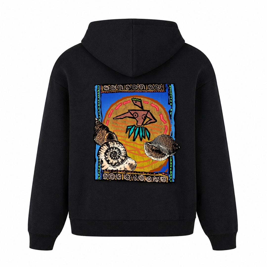SPIRIT OF THE OCEAN | HOODIE THE DANCER - Schwarz - Rueckseite