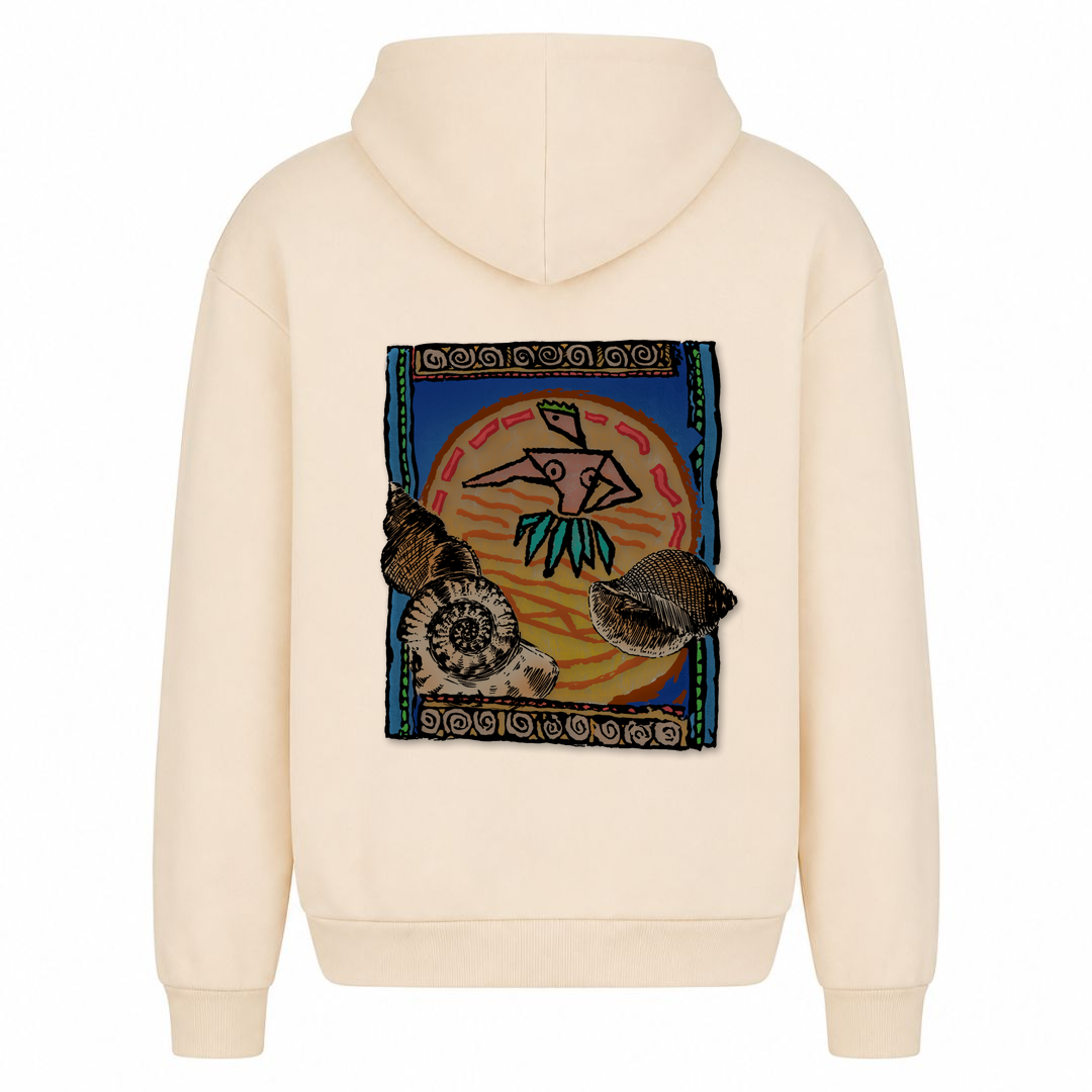 SPIRIT OF THE OCEAN | HOODIE THE DANCER - White Sand - Rueckseite