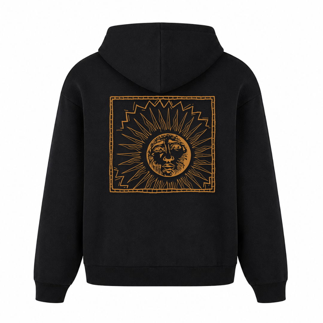 SPIRIT OF THE OCEAN | HOODIE SUNSHINE - Schwarz - Rueckseite