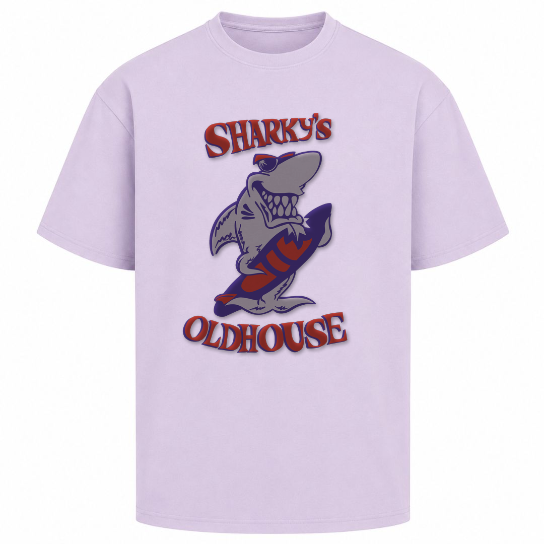 SHARKYS OLDHOUSE | T-SHIRT LOGO CLASSIC - FRONTPRINT - lilac