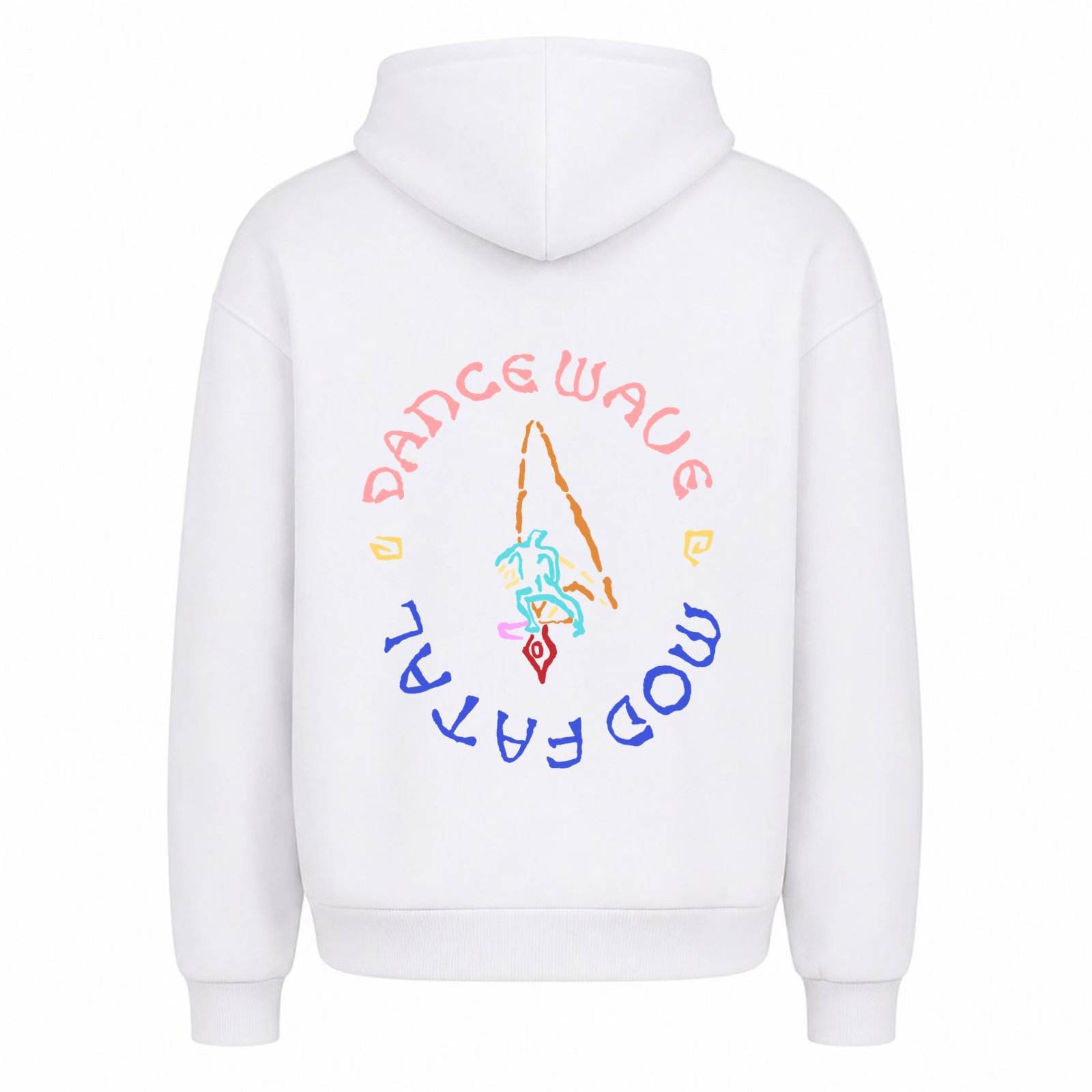 MOD FATAL | HOODIE DANCE WAVE II - Weiß - Rueckseite