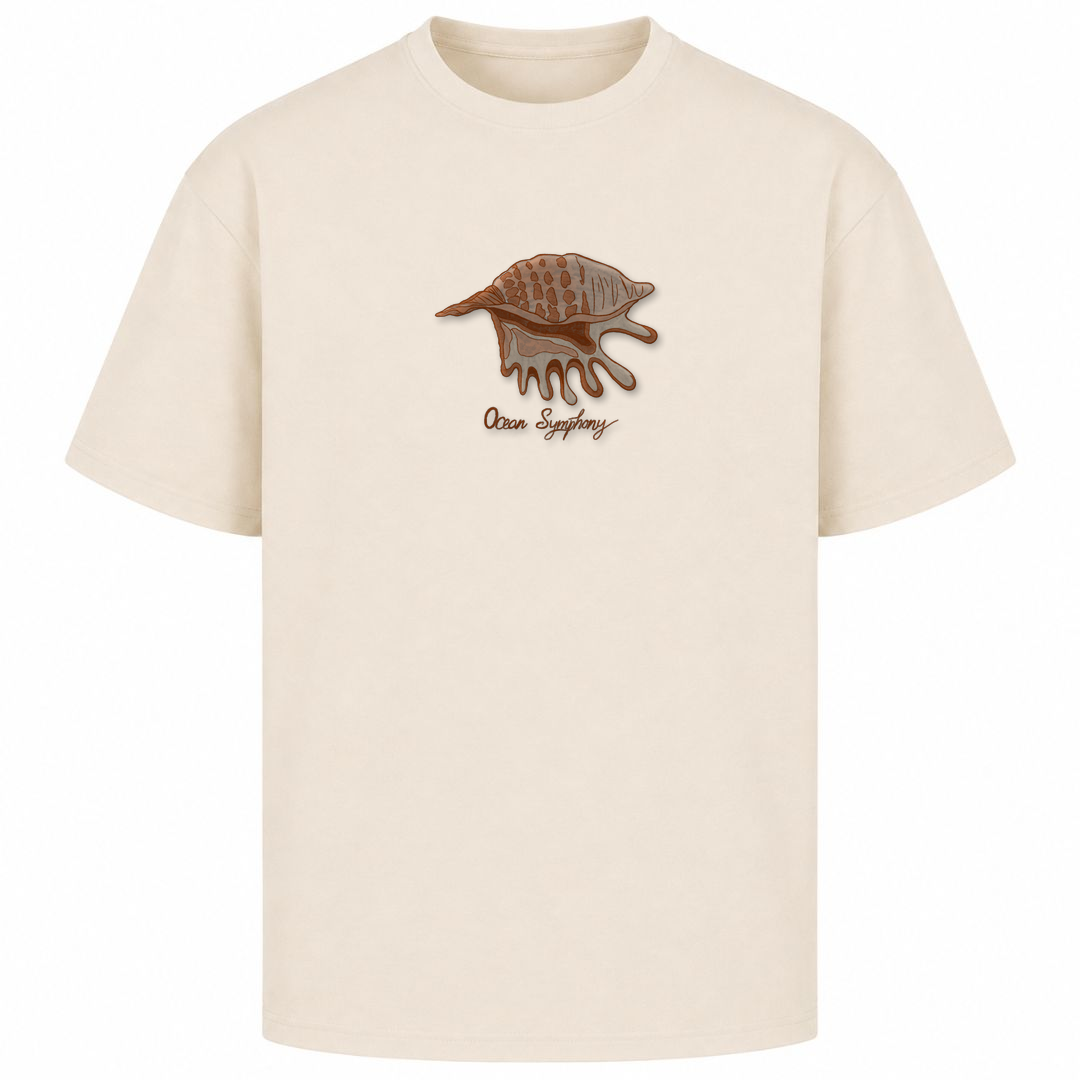 SPIRIT OF THE OCEAN | T-Shirt OCEAN SYMPHONY - Frontprint - Sand
