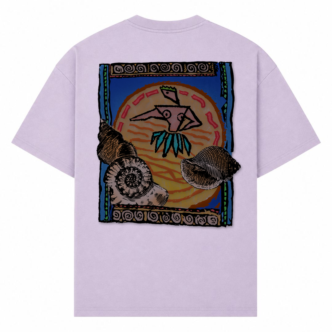 SPIRIT OF THE OCEAN | T-Shirt THE DANCER - lilac - Rueckseite