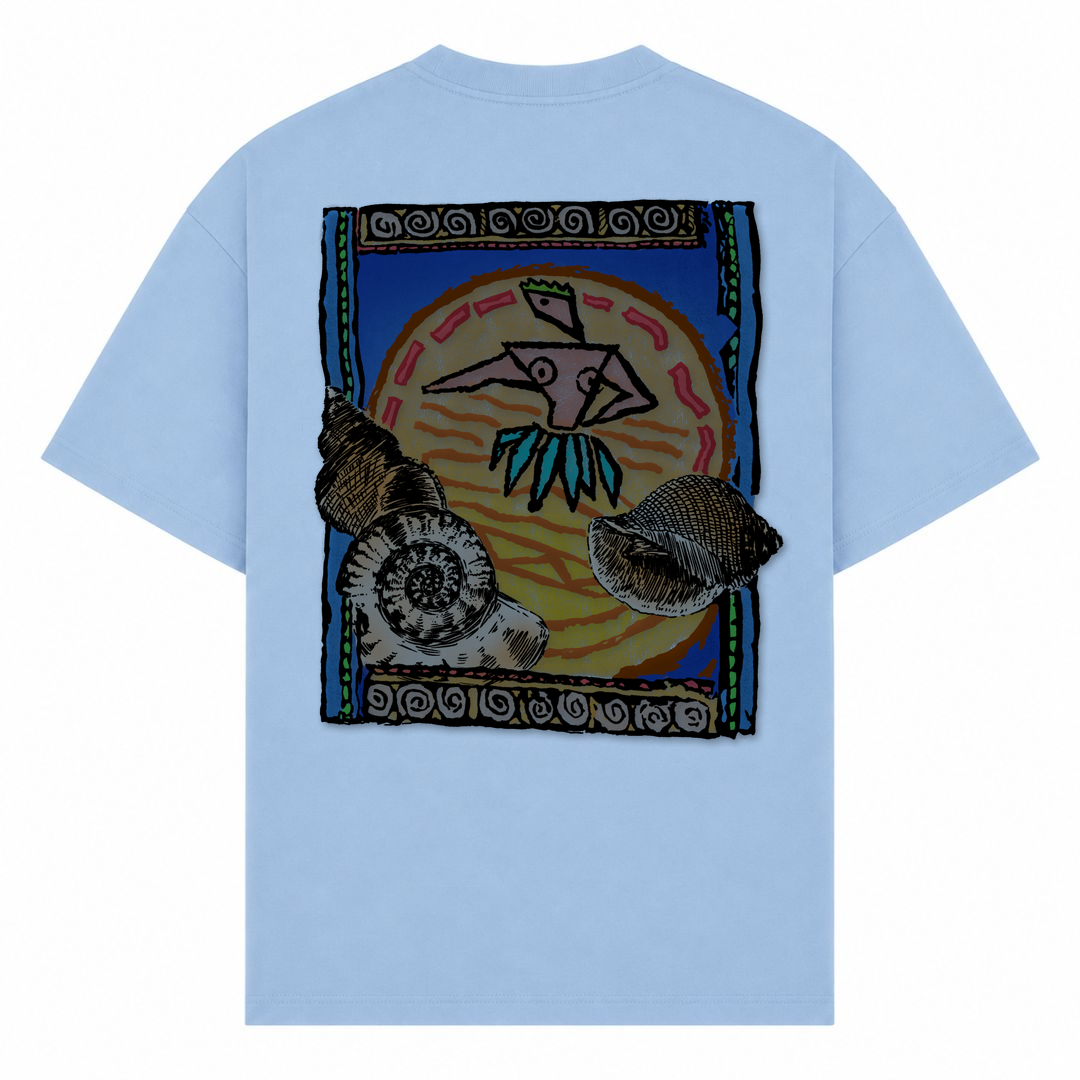 SPIRIT OF THE OCEAN | T-Shirt THE DANCER - powder blue - Rueckseite