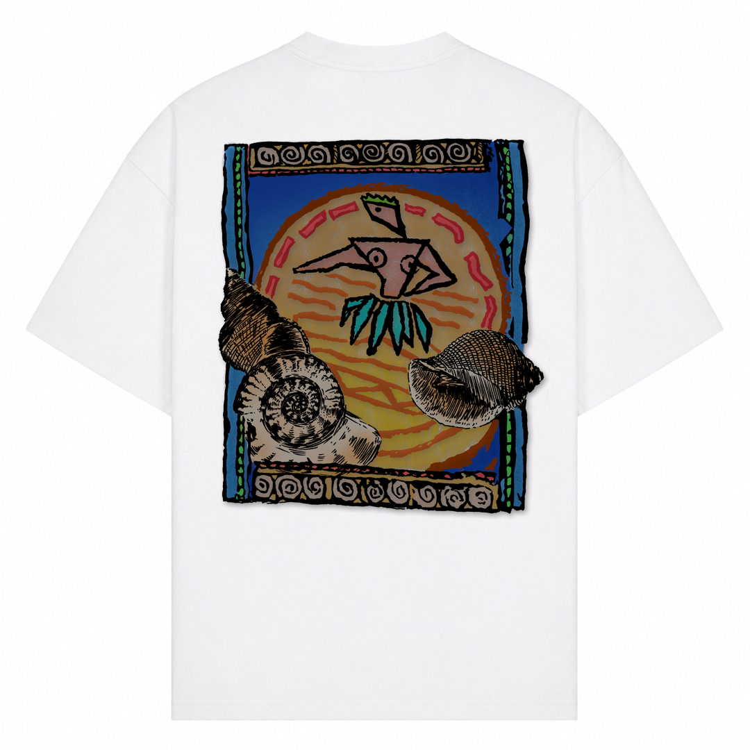 SPIRIT OF THE OCEAN | T-Shirt THE DANCER - Weiß - Rueckseite