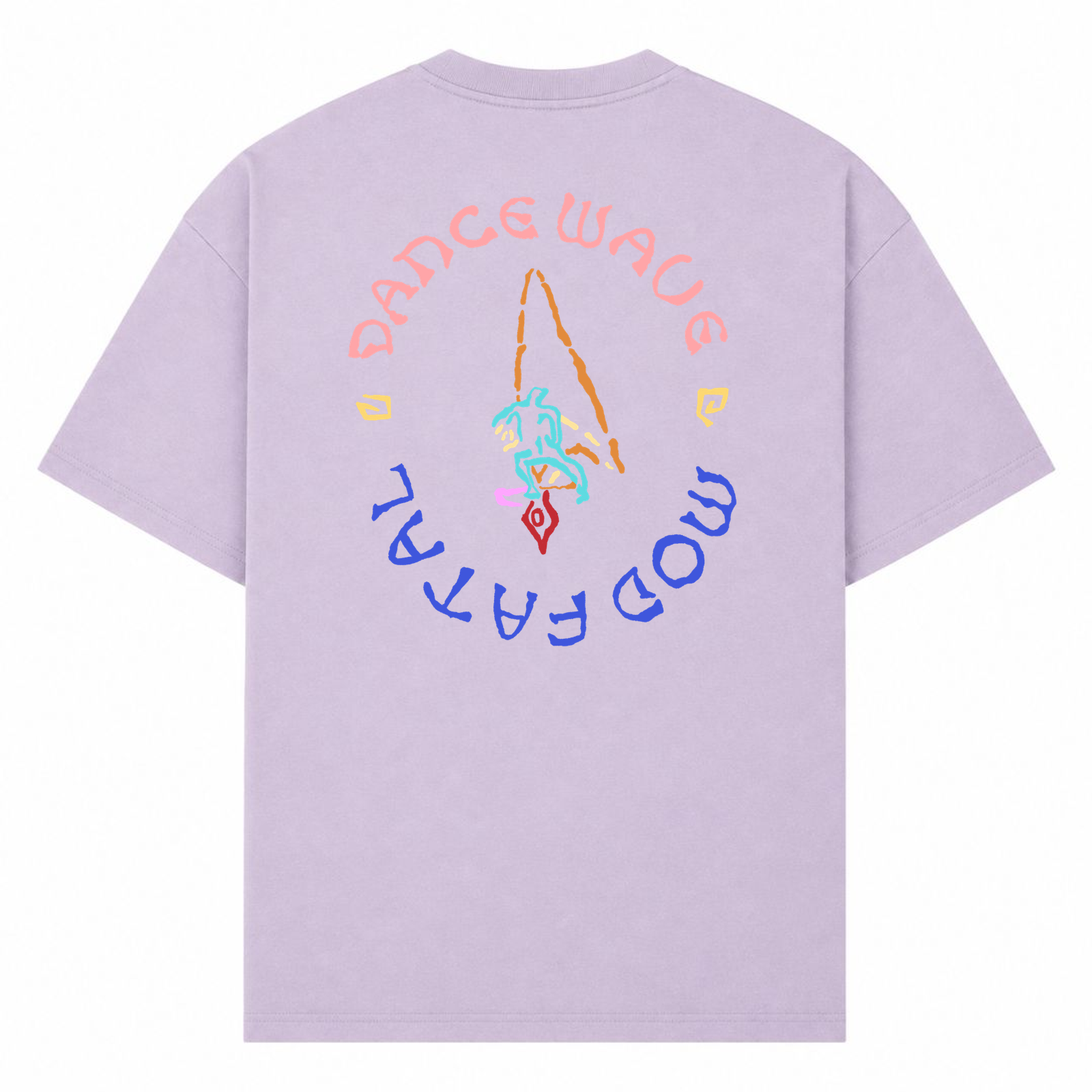 MOD FATAL | T-SHIRT DANCE WAVE II - lilac - Rueckseite