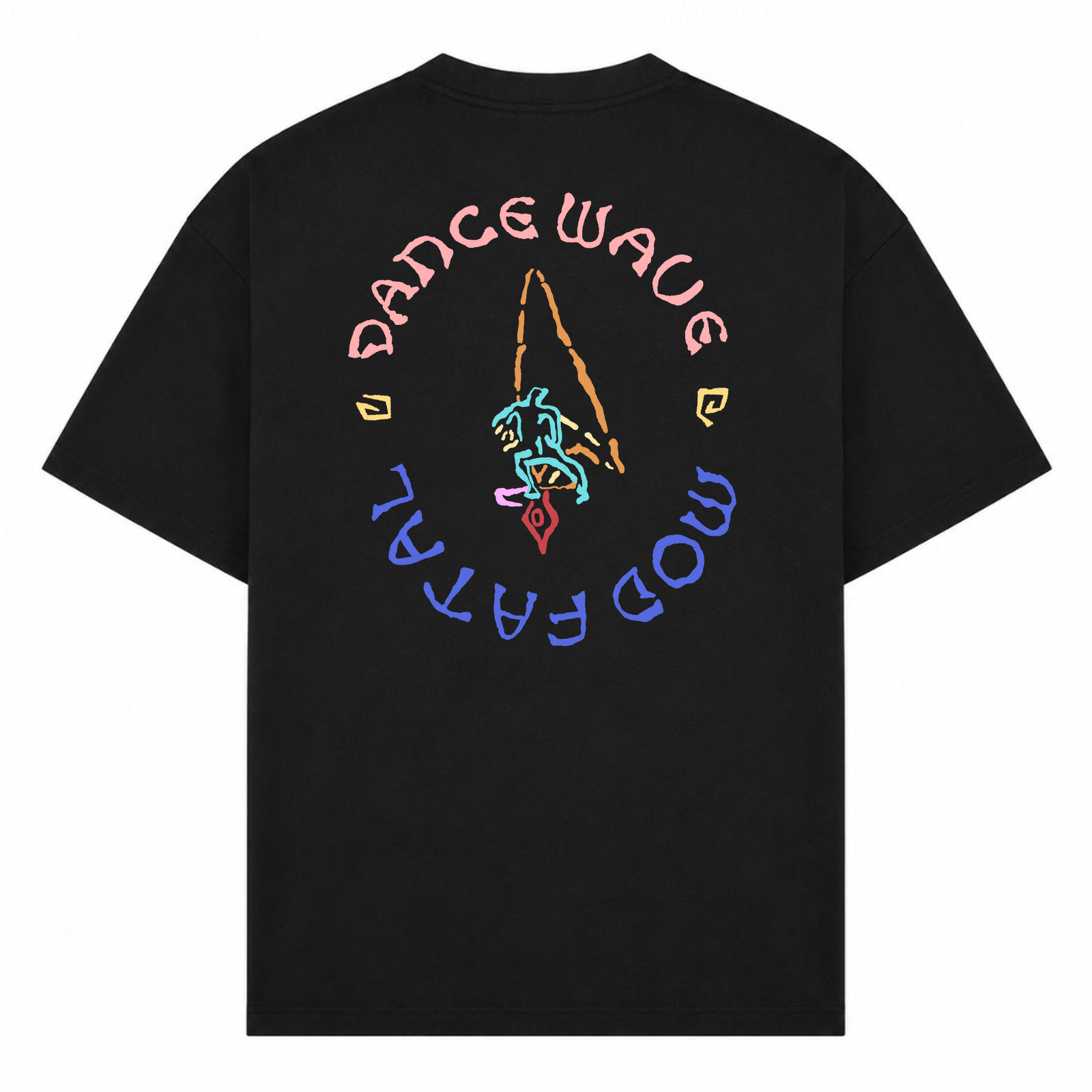 MOD FATAL | T-SHIRT DANCE WAVE II - Schwarz - Rueckseite